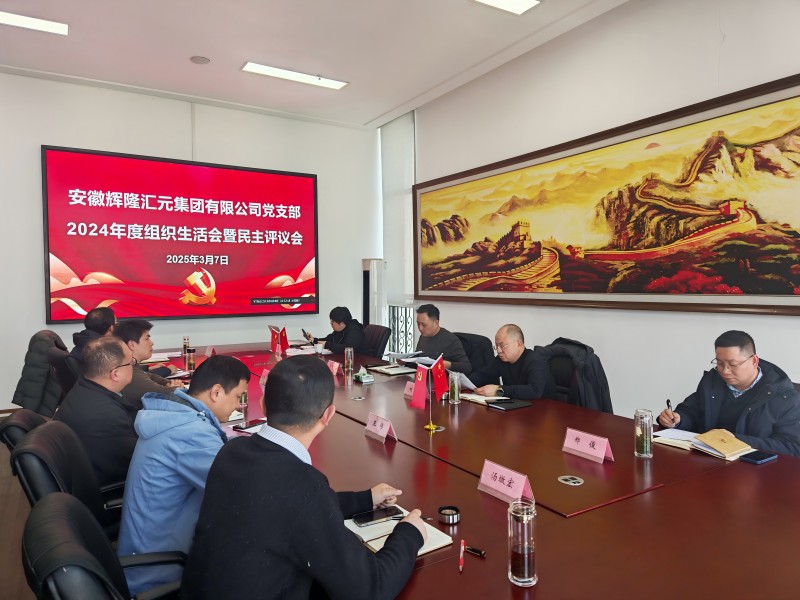 【汇元集团】组织生活强党性  民主评议促提升